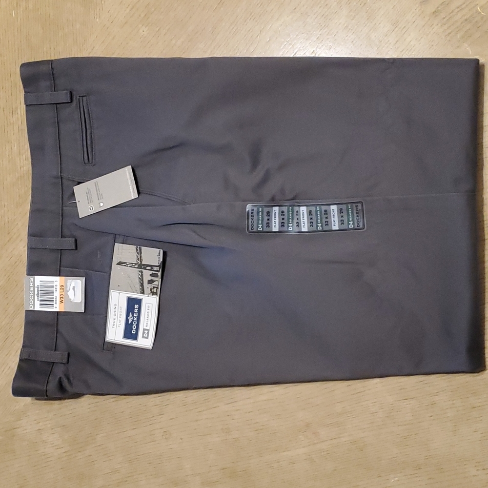 ☆HP☆  NWT DOCKERS Mens Dress pants W33 L29 gray